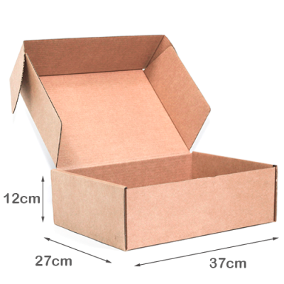 Caixa para Envio Postal 37x27x12cm Kraft - Image 2