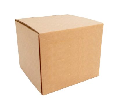 Caixa para Presentes (tampa fixa) 13.5x13.5x11cm Kraft