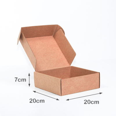 Caixa para Envio Postal 20x20x7cm Kraft - Image 2