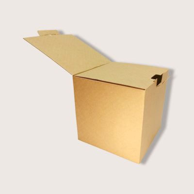 Caixa para Presentes 18x18x18cm Kraft (tampa fixa) - Image 2