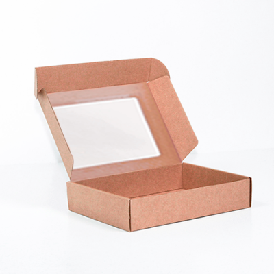 Caixa para Envio Postal com janela 29x21x6cm Kraft