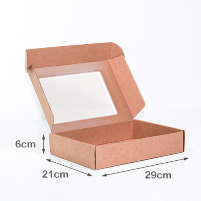 Caixa para Envio Postal com janela 29x21x6cm Kraft - Image 2