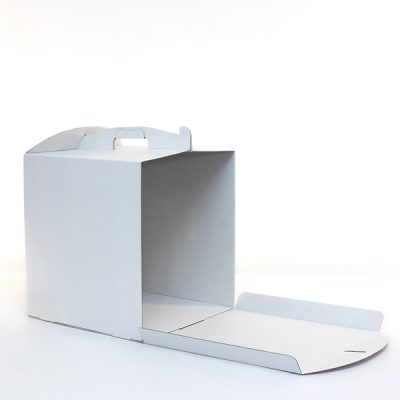 Caixa para Bolo 28x28x30cm Branca - Image 2