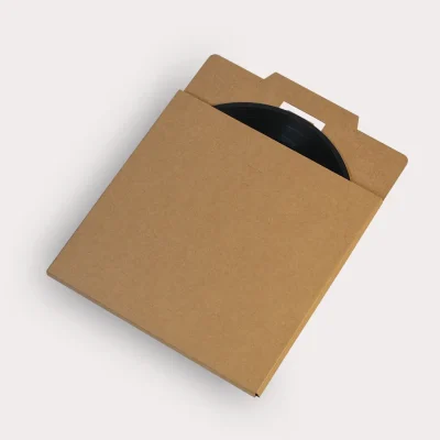 Caixa para Disco de Vinil 33x33x1.5cm Reciclado com separador