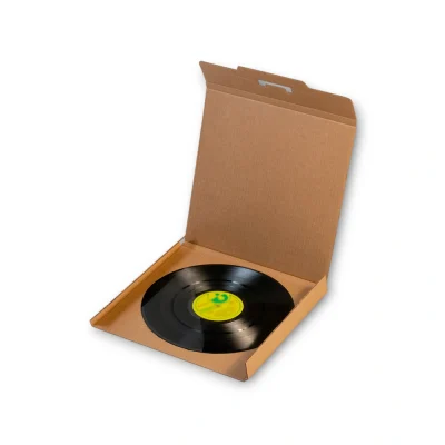 Caixa para Disco de Vinil 33x33x1.5cm Reciclado