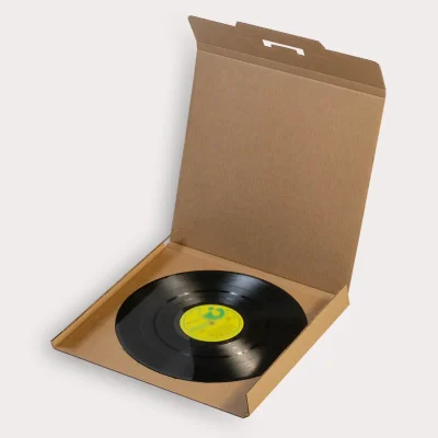 Caixa para Disco de Vinil 33x33x1.5cm Reciclado com separador - Image 2