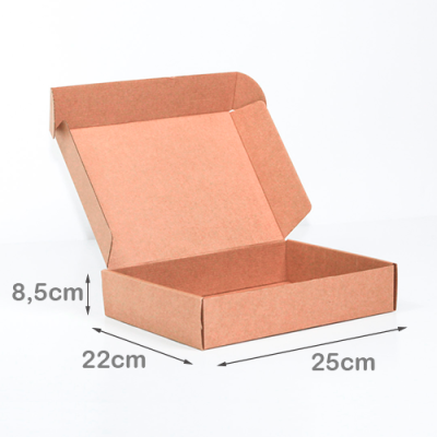 Caixa para Envio Postal 25x22x8.5cm Kraft - Image 2