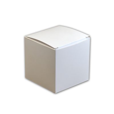 Caixa para Presentes 10x10x10cm Branco (tampa fixa)