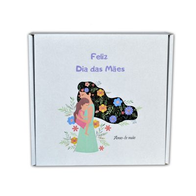 Caixa Dia da Mãe 20x20x7cm Branco