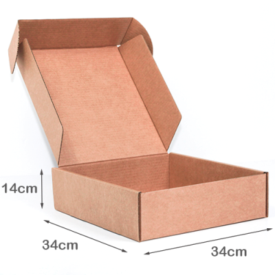 Caixa para Envio Postal 34x34x14cm Kraft - Image 2