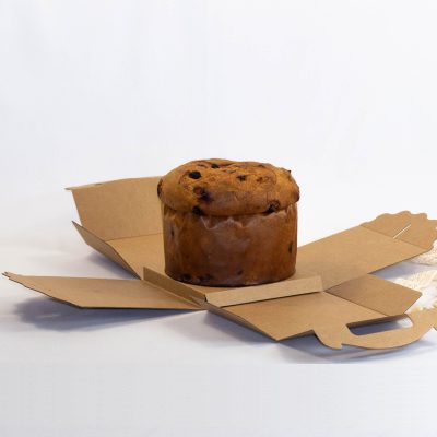 Caixa "Panettone" c/divisória 18x18x18 Kraft - Image 3