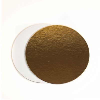 Base Ø 30 CM para bolos - 3mm - dourada (Laminada 2 lados)