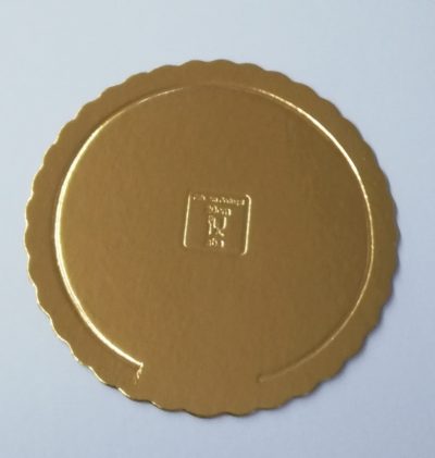 Base Ø 20 CM para bolos - dourada