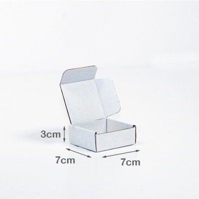 Caixa para Envio Postal 7x7x3cm Branca - Image 2