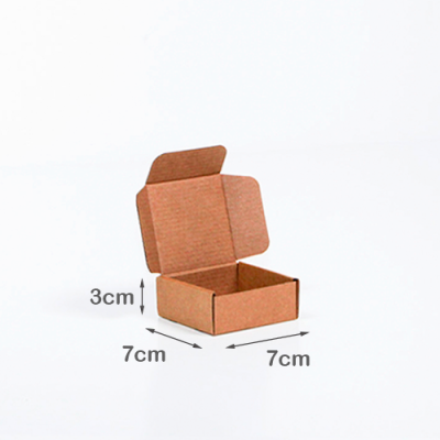 Caixa para Envio Postal 7x7x3cm Kraft - Image 2