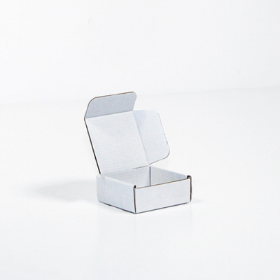 Caixa para Envio Postal 7x7x3cm Branca