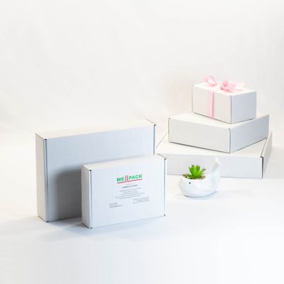 Caixa para Envio Postal 22x17x7cm Branca - Image 2