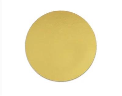 Base Ø 25 CM para bolos - 3mm - dourado/preto (Laminada 2 lados) - Image 2