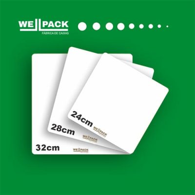 Base MDF | Quadrado 🟦 | Branco 1 Lado | 3mm