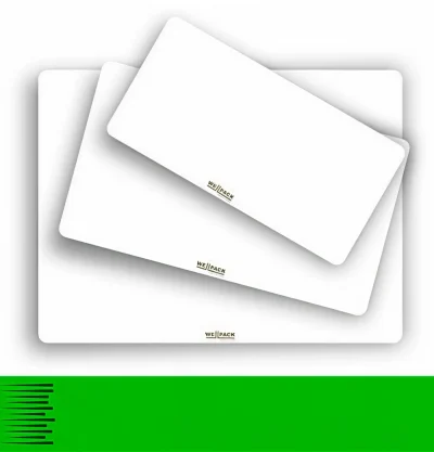 Base MDF | Retangular 🟦 | Prato Branco 1 Lado | 3mm 5mm