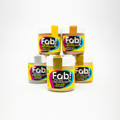 Pó para decoração metálico dourado 5g - FAB - Image 2