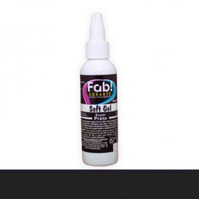Corante Softgel Super Preto 60g - FAB