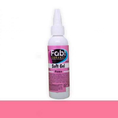 Corante Softgel Rosa 60g - FAB