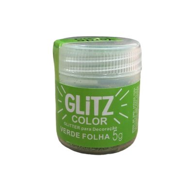 Glitz Color Verde Folha 5g - FAB