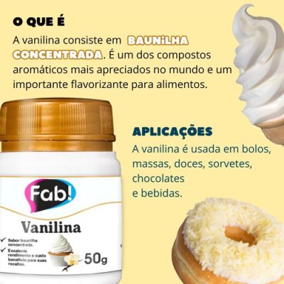 Vanilina 50g - FAB