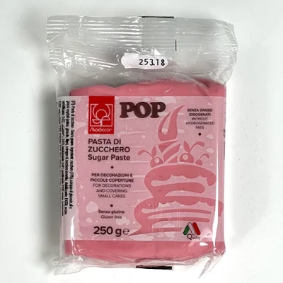 Pasta de Açúcar Pop Rosa 250g - Modecor