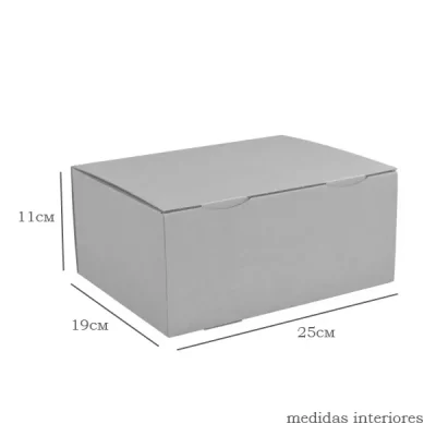 Caixa para Envio Postal 25x19x11cm Branco - Image 2