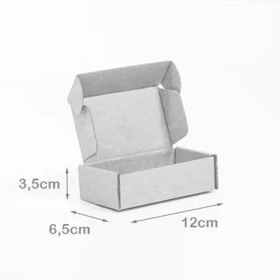 Caixa para Envio Postal 12x6.5x3.5cm Branco - Image 2