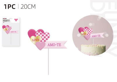 Topper3 Amo-te 20cm