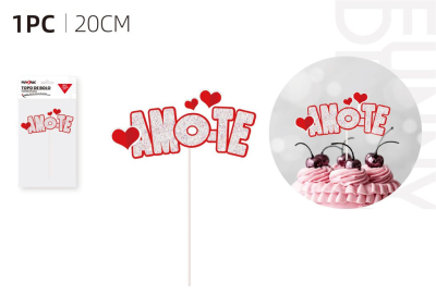 Topper2 Amo-te 20cm
