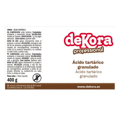 Ácido Tartárico granulado - DERORA - Image 2