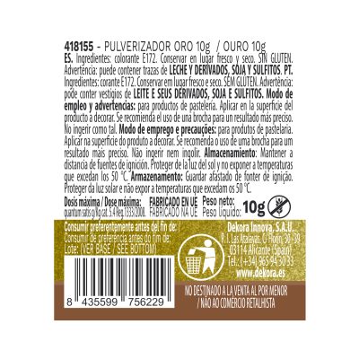 Pulverizador OURO Perlado 10g - Image 2