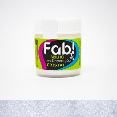 Brilho p/decoração cristal 3g - FAB