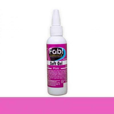 Corante softgel pink 60g - FAB