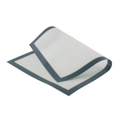 Tapete silicone c/fibra de vidro 62x42cm Branco