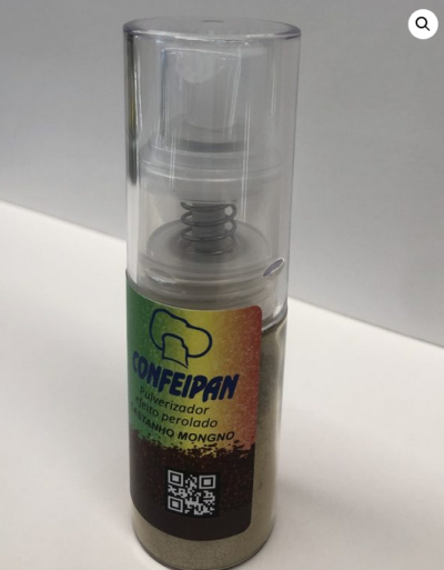 Pulverizador Castanho Mogno Perlado 6g