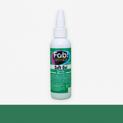 Corante softgel verde menta 60g - FAB