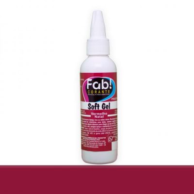Corante softgel vermelho natal 60g - FAB