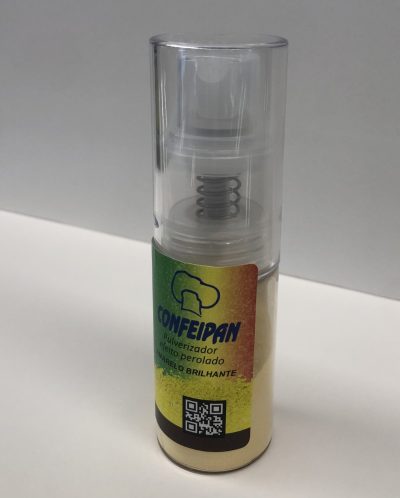 Pulverizador Amarelo Brilhante Perlado 10g