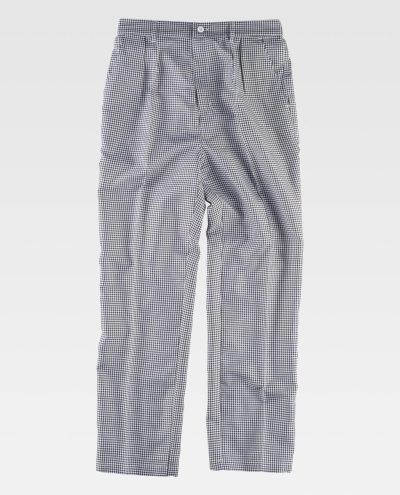 Calça Branca / Preta Modelo Hoteleria