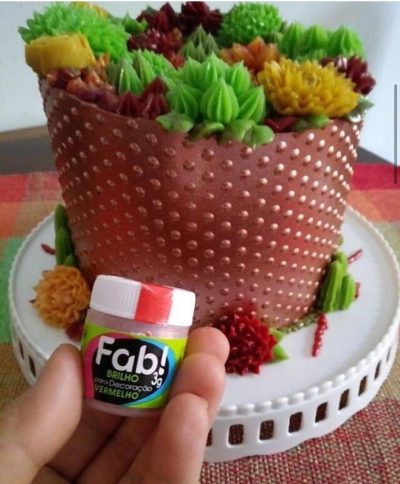 Brilho p/decoração vermelho 3g - FAB - Image 3