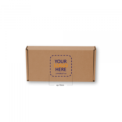 Caixa para Envio Postal Kraft com o seu logotipo - Image 2