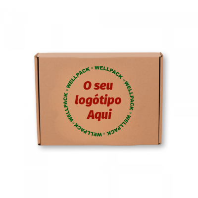 Caixa para Envio Postal Kraft com o seu logotipo - Image 3