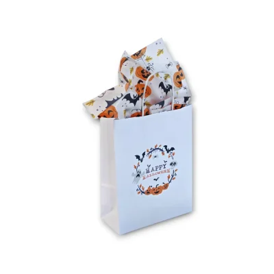 Sacos de papel Branco Pack 25un Halloween - Image 2